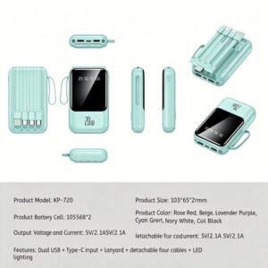 KP-720 Portable CCC-certified power bank