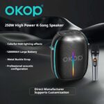 Karaoke Speaker System KP-8007 Wireless Microphon Bluetooth Speaker