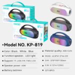 Portable Outdoor Bluetooth Speaker KP-819 Wireless Bluetooth Speaker