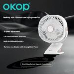 Fan KP-F06 Portable clip-on fan.