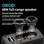 Karaoke Speaker System KP-8001 Wireless Microphone Bluetooth Speaker