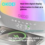 Wireless Charging Bluetooth Speaker KP-818 Wireless Charging Clock Bluetooth Speaker