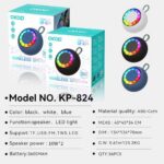 Portable Outdoor Bluetooth Speaker KP-824 Portable wireless bluetooth speaker