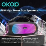 Portable Outdoor Bluetooth Speaker KP-819 Wireless Bluetooth Speaker