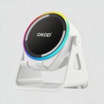 Portable Outdoor Bluetooth Speaker KP-846 Multifunctional Magnetic Speaker & Phone Stand with Induction Technology (No Bluetooth Pairing Required) and Surround Sound
