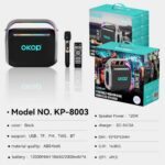 Karaoke Speaker System KP-8003 Wireless Microphone Bluetooth Speaker