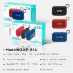 Portable Outdoor Bluetooth Speaker KP-814 portable wireless bluetooth speaker
