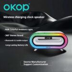 Wireless Charging Bluetooth Speaker KP-576 Wireless Charging Bluetooth Speaker