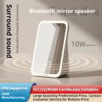 Portable Outdoor Bluetooth Speaker KP-863 LED makeup mirror wireless bluetooth speaker