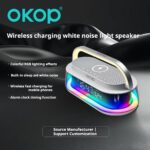 Wireless Charging Bluetooth Speaker KP-575 Wireless Charging Bluetooth Speaker