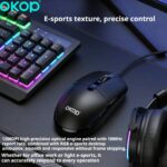 Mouse and keyboard KP-S400 wired mouse