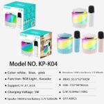 Karaoke Speaker System KP-K04 wireless karaoke microphone bluetooth speaker