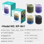 Portable Outdoor Bluetooth Speaker KP-841 Portable wireless bluetooth speaker