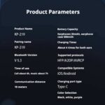 TWS Earbuds KP-719 Wireless Bluetooth AI-Translation Earbuds