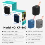 Portable Outdoor Bluetooth Speaker KP-860 Portable wireless bluetooth speaker