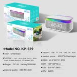 Wireless Charging Bluetooth Speaker KP-559 Wireless Charging Bluetooth Speaker