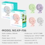 Fan KP-F06 Portable clip-on fan.