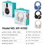 Over-Ear Headphones KP-H102 Wireless Bluetooth Headphones