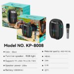 Karaoke Speaker System KP-8007 Wireless Microphon Bluetooth Speaker