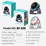 Portable Outdoor Bluetooth Speaker KP-846 Multifunctional Magnetic Speaker & Phone Stand with Induction Technology (No Bluetooth Pairing Required) and Surround Sound